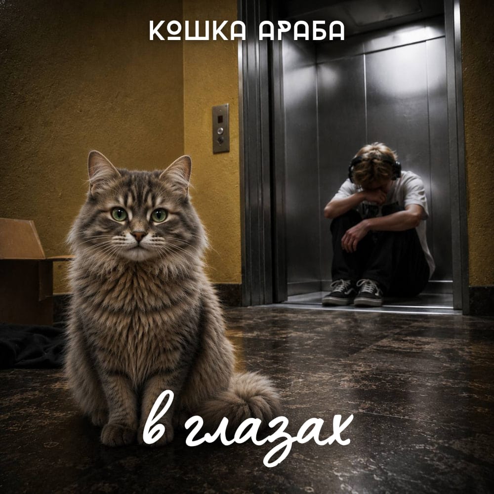 кошка араба - в глазах
